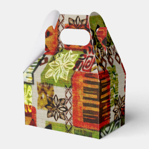 Vintages hawaiianisches Gastgeschenk Geschenkschachtel