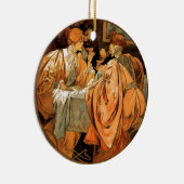 Vintages Heidsieck & Co Monopole Reims Weinkarte Keramikornament (Rechts)