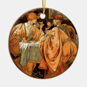 Vintages Heidsieck & Co Monopole Reims Weinkarte Keramikornament (Vorne)