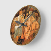 Vintages Heidsieck & Co Monopole Reims Weinkarte Runde Wanduhr (Winkel)