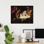 Vintages Heiliges Jesus-Handgelenk, Druckplakat Poster (Heimbüro)