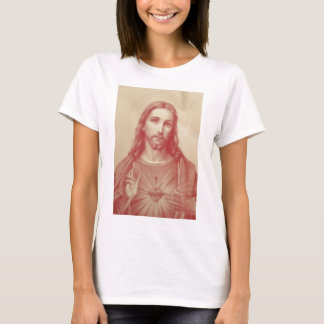 Vintages Heiliges Jesusherz T-Shirt