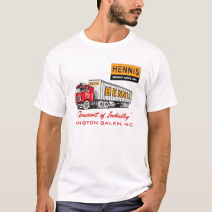 Vintages Hennis Freight Lines Trucking Shirt