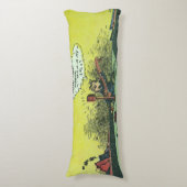 Vintages "Heppy Land" Kissen (Vorderseite Vertikal)