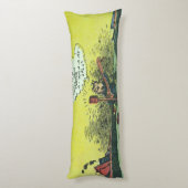 Vintages "Heppy Land" Kissen (Rückseite (Vertikal))