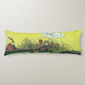 Vintages "Heppy Land" Kissen (Vorderseite)