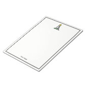 Vintages Heraldisches Mittelalter Burg Emblem Wapp Notizblock (angewinkelt)