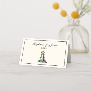 Vintages Heraldisches Mittelalter Burg Emblem Wapp Platzkarte