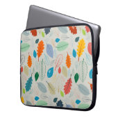Vintages Herbstleaves Illustrationsmuster Laptopschutzhülle (Vorderseite Links)