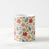 Vintages Herbstleaves und Acornmuster Kaffeetasse (Mittel)