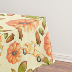 Vintages Herbstmuster Tischdecke