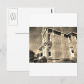 Vintages Herrenhaus Postkarte (Vorne/Hinten)