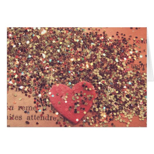 Vintages Herz (Vorderseite (Horizontal))