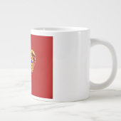 Vintages Herz Jumbo-Tasse (Rechts)