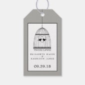 Vintages Herz - Kreislauf Geschenkanhänger (Vorderseite)