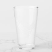 Vintages Herz mit Flügeln Glas (Vorderseite)