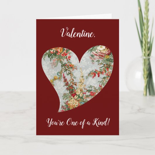 Vintages Herzblutlicht Serie 3 Valentinkarte Karte (Vorderseite)