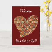 Vintages Herzblutlicht Serie 4 Valentinkarte Karte (Gelbe Blume)