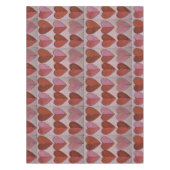 Vintages Herzmuster Tischdecke (Vorderseite)