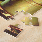 Vintages HexenHalloween-Button Puzzle (Seite)