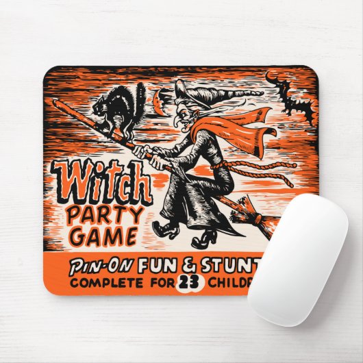 Vintages Hexenspiel Mousepad (Mit Mouse)