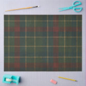Vintages Highland Tartan Kariertes Weihnachtsdekou Seidenpapier (Basteln)
