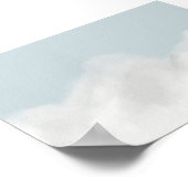 Vintages Himmelsposter Kinderzimmer Poster (Ecke)