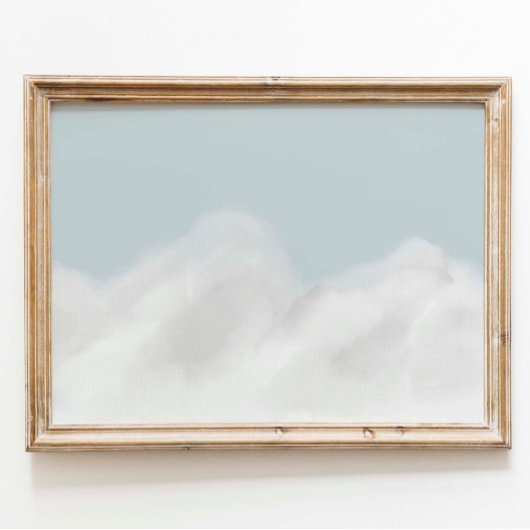 Vintages Himmelsposter Kinderzimmer Poster