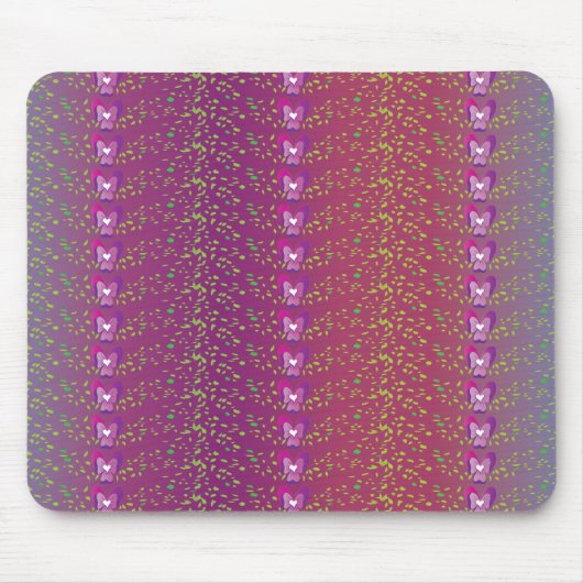 Vintages Hintergrundbild für die Blumenmuster der Mousepad (Vorne)