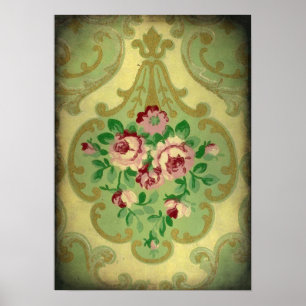 Vintages Hintergrundbild Poster