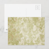 Vintages Hintergrundbild Postkarte (Vorne/Hinten)