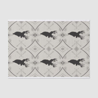 Vintages Hirsch-2-Gewebepapier Seidenpapier