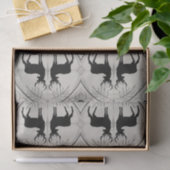 Vintages Hirsch 2 Seidenpapier (Geschenk)