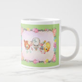 Vintages Hirsch, Ente, Lamm Jumbo-Tasse (Rechts)