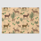 Vintages Hirsch Seidenpapier (Vorderseite)