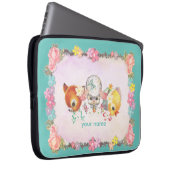 Vintages Hirschlamm Neopren Laptop-Sieb, 35 cm Laptopschutzhülle (Vorne Rechts)