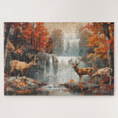 Vintages Hirschwald 20x30 Wasserfall Puzzle (Horizontal)