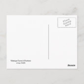 Vintages historisches Obst Postkarte (Rückseite)