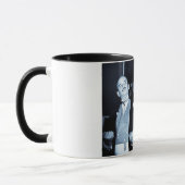 Vintages Hochzeits-Bild - glückliches Paar Tasse (Links)