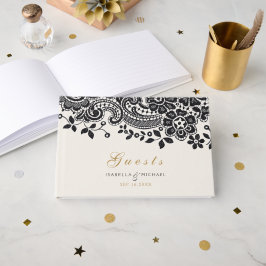 Vintages Hochzeitsgast-Gästebuch Gästebuch