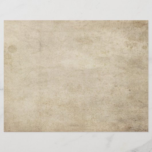 Vintages Hochzeitsprogramm (Rückseite)