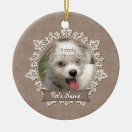 Vintages Hochzeitstil Keramikornament