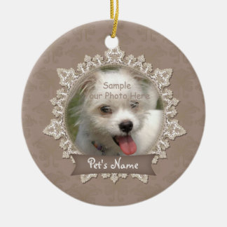 Vintages Hochzeitstil Keramikornament
