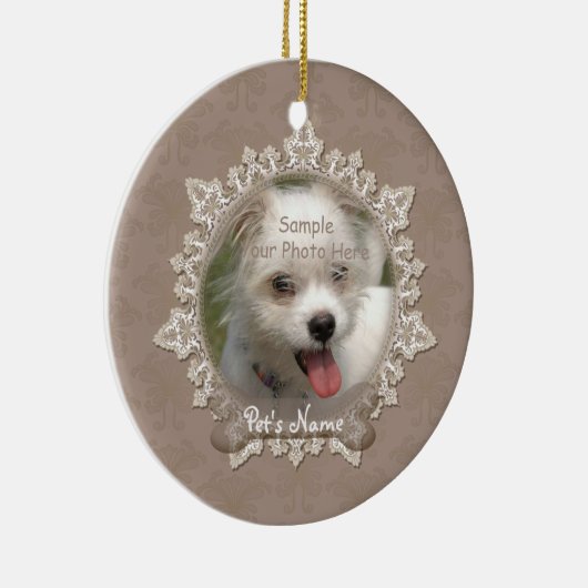 Vintages Hochzeitstil Keramikornament (Rechts)