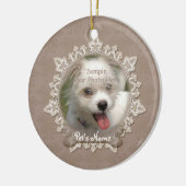 Vintages Hochzeitstil Keramikornament (Links)