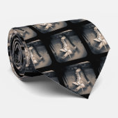 Vintages Hockey-Skatemuster Krawatte (Gerollt)