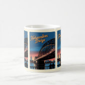Vintages Hohenzollern Bridge Köln - Deutschland-Ge Kaffeetasse (Mittel)