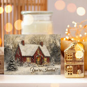 Vintages Holiday House Party Einladung