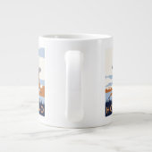 Vintages Holland-Poster Jumbo-Tasse (Rückseite)