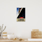 Vintages holländisches Eisenbahnposter Poster (Küche)